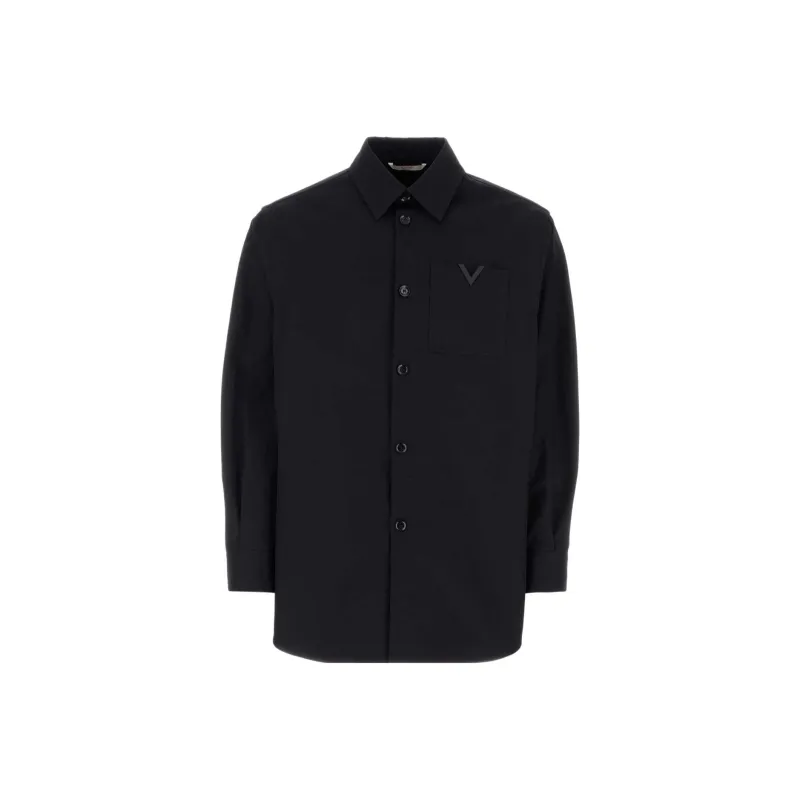 Valentino Shirt Men's Marine Blue-0
