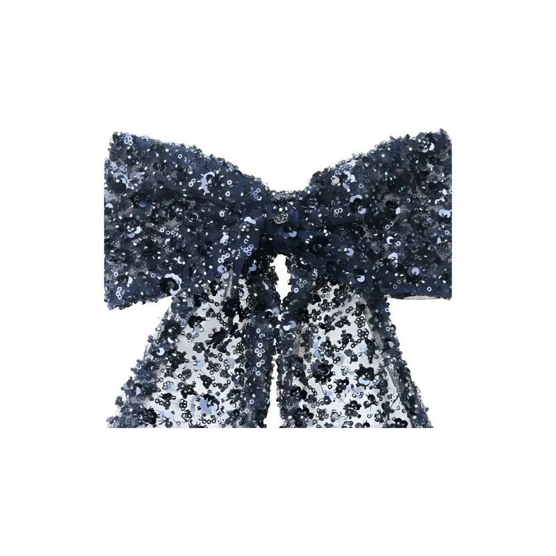 Maison Michel Gauze, Sequins, Polyester Hair Clips Women's Blue-2