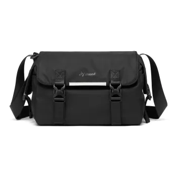 MOYYI Oxford Crossbody Bag Regular Men's Black
