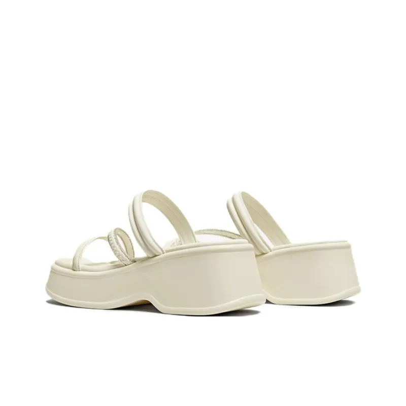 BASTO PU Polyurethane Cut Out Slide Slippers Women's-2