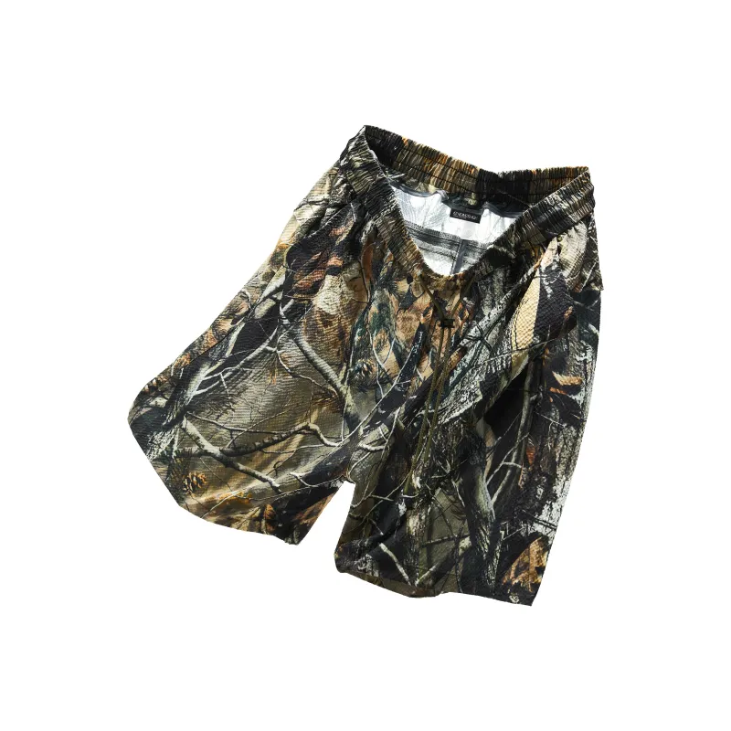 GNOMESHGH Casual Shorts Unisex Jungle Adventure Gray-6