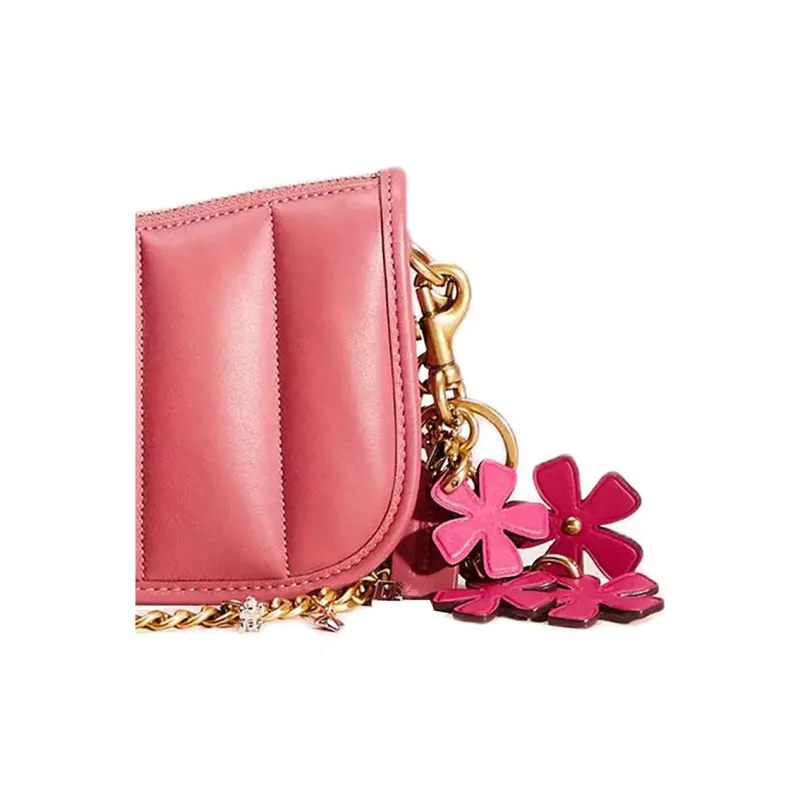 COACH Swinger Nappa Leather Crossbody Bag Shoulder Bag Women's Pink-4