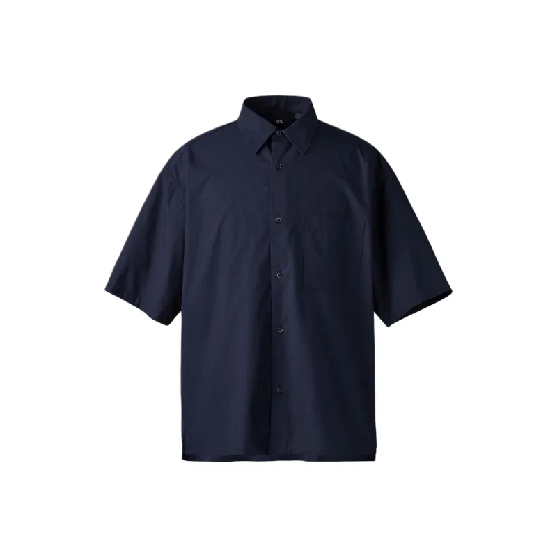 UNIQLO x Clare Waight Keller C Collection SS25 Shirt Unisex Marine Blue-0
