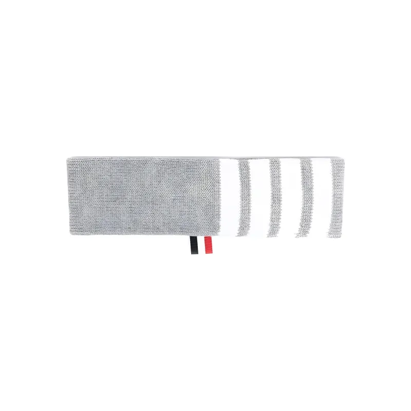 THOM BROWNE 4 Bar Ribbed Scarf-5