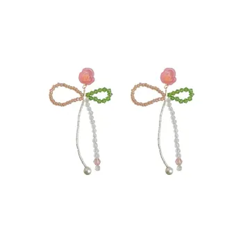 LIANGCAI Alloy Earrings Women's