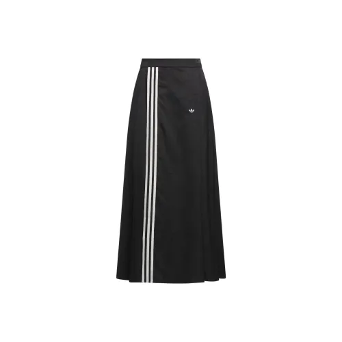 Adidas Originals Casual Long Skirt Women's Black