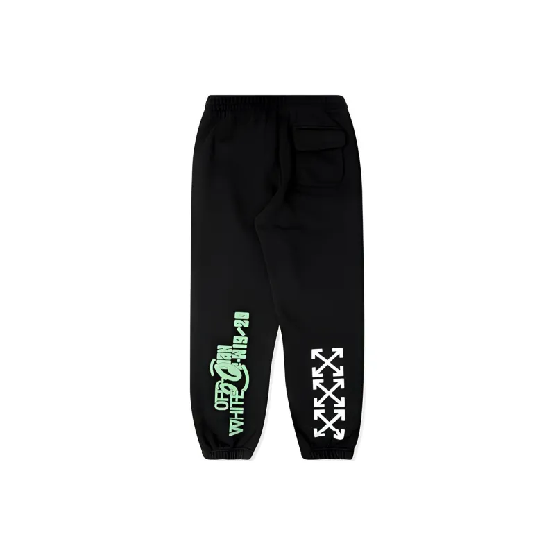 OFF-WHITE Ss20 Knitted Sweatpants Men Black-1