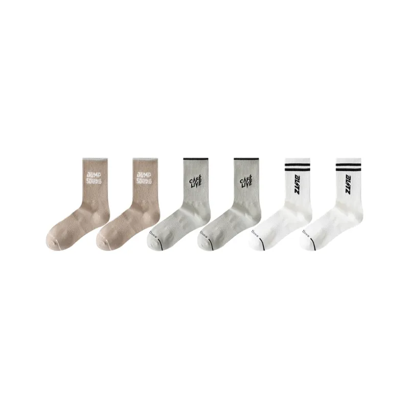 Cotton Gene Mid Calf Socks Men's Combo Set-27