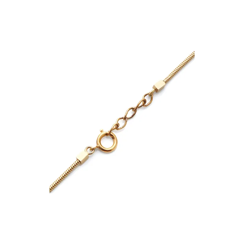 CHANEL 2001 Cc Logo Pendant Necklace-2