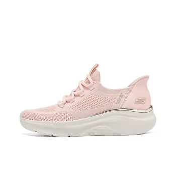 Skechers Bob's Breathable Wear Resistant Lightweight Low Top Training Shoes Women's Light Pink