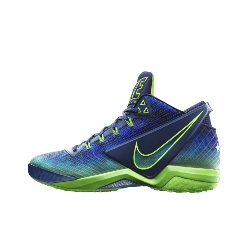 Nike Zoom Field General Anti Slip Wear Resistant Soccer Shoes Unisex Blue Green-0