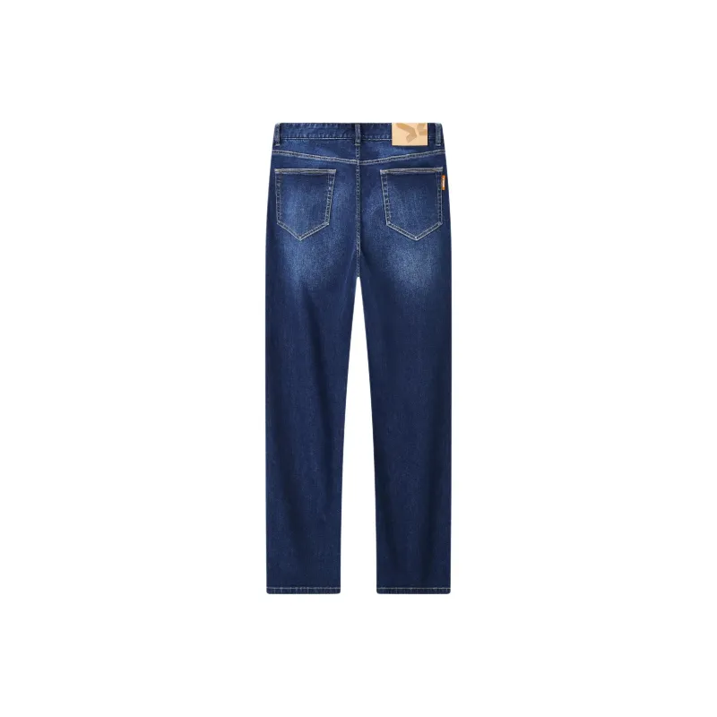 Jiumuwang Men's Pants Expert Comfort Jeans Men's Dark Blue-1