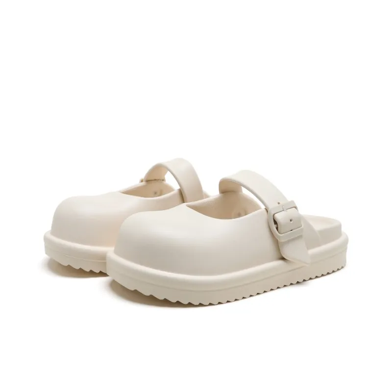 DAPHNE EVA Slip Resistant Wrap toe Slippers Women's Ecru-2
