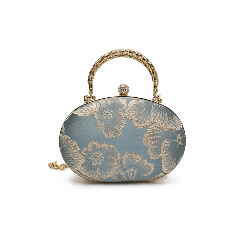 Yalu PU Handbag Regular Women's Blue/Green/White-1