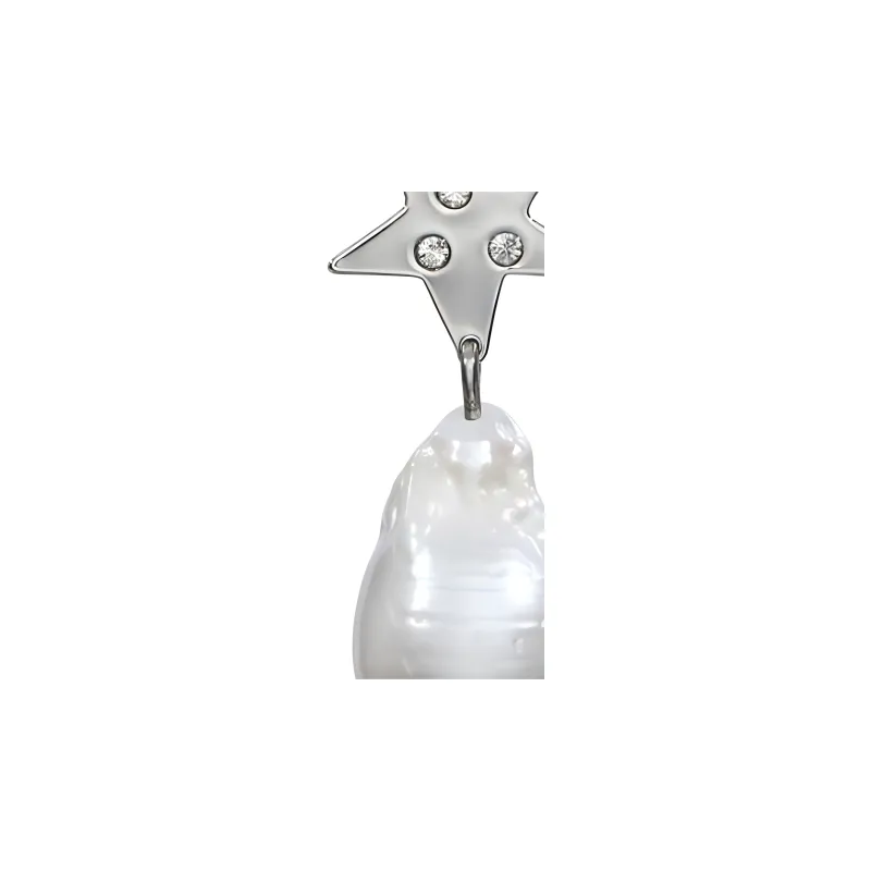 TORY BURCH Crystal Earrings Women's Silver-2