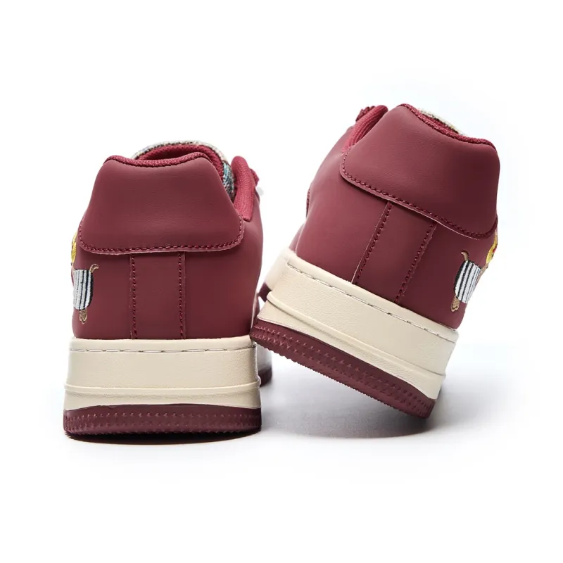 LAZY BONS Slip Resistant, Abrasion Resistant, Breathable, Height Increasing Low Top Skateboard Shoes Unisex-15