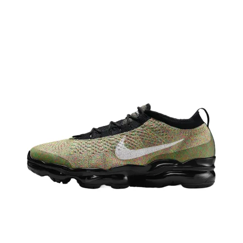 Nike VaporMax 2023 Low Top Running Shoes Men's Brown Green