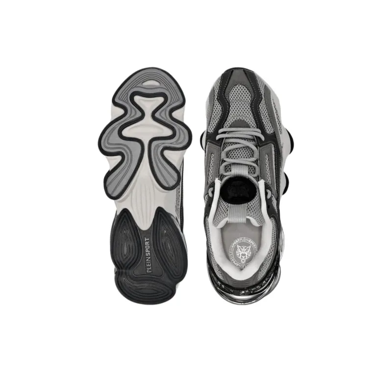 PLEIN SPORT Tiger Thunder Mi Cushioning Low Top Casual Shoes Unisex Black-2