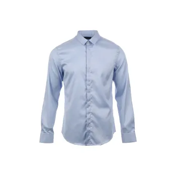 EMPORIO ARMANI SS24 Shirt Men's Light Blue