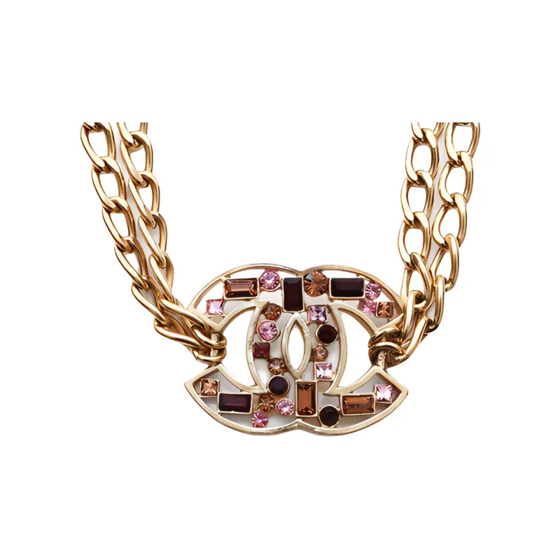 CHANEL 2003 Cc Rhinestone Bracelet-1