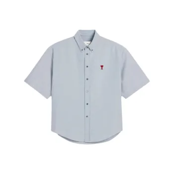 AMIPARIS Paris Ami De Coeur Logo Embroidered Shirt