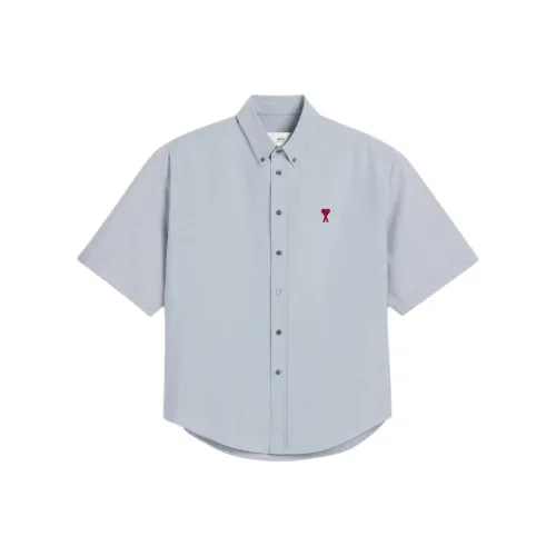 AMIPARIS Paris Ami De Coeur Logo Embroidered Shirt