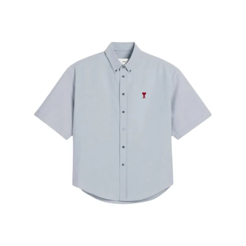 AMIPARIS Paris Ami De Coeur Logo Embroidered Shirt-0