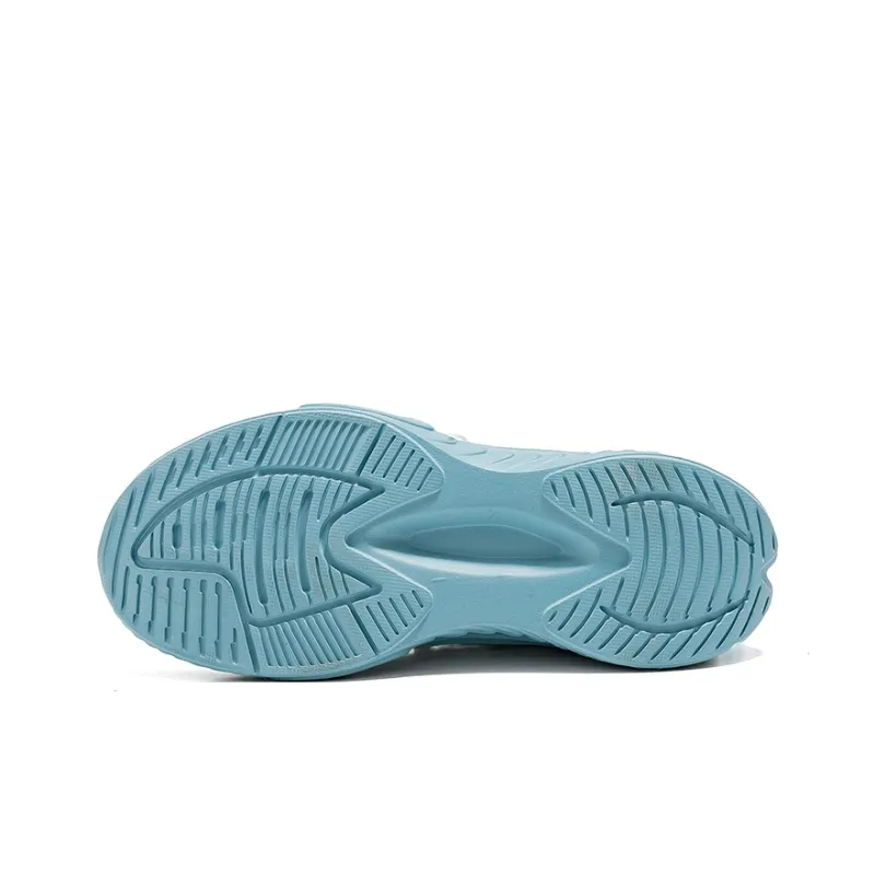 Warrior Low Top Running Shoes Men's Blue White-4
