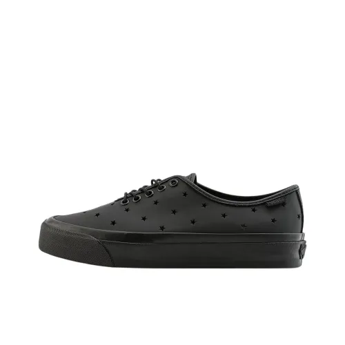 Vans Authentic One Piece Anti Slip Wear Resistant Low Top Skateboard Shoes Unisex Black
