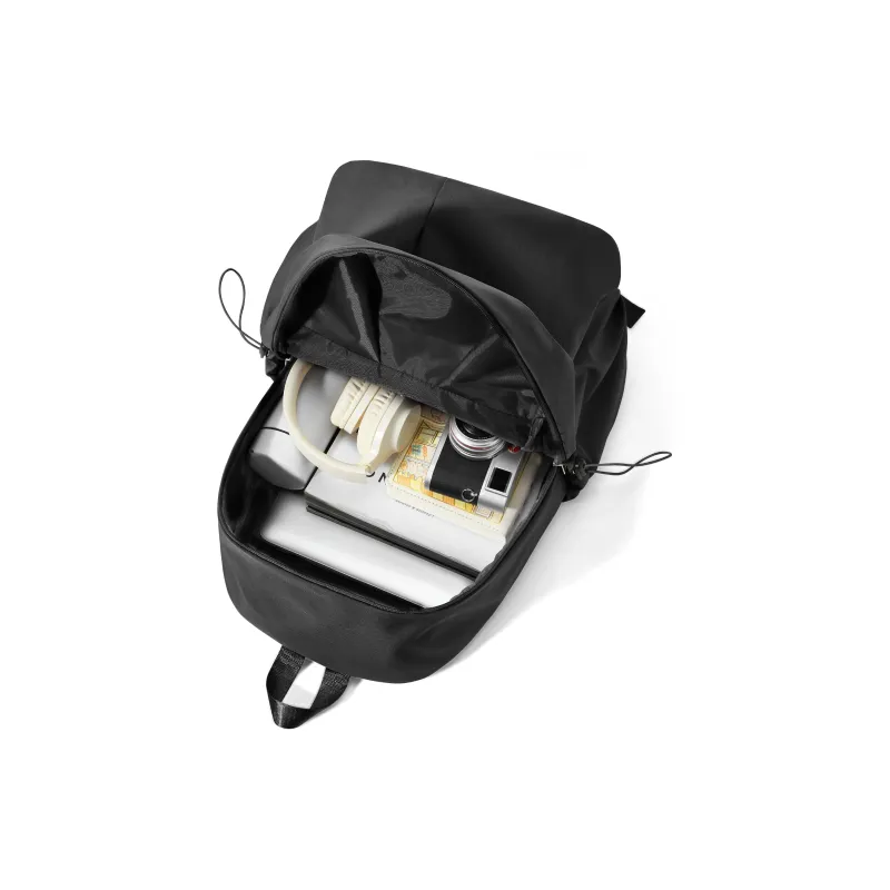 KEYSTREET Fabric Backpack Laptop Backpack Tubas Unisex Black/Ecru/Green/Blue/Burgundy-2