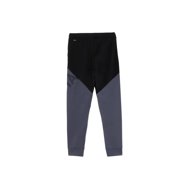 PUMA Knitted Sweatpants Men's Black Blue-1