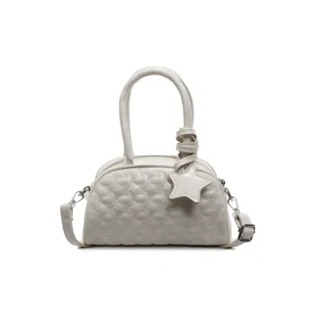 Single Warehouse PU Underarm Shoulder Bag Regular Women's Ecru/Silver/Pink/Blue/Yellow/Black