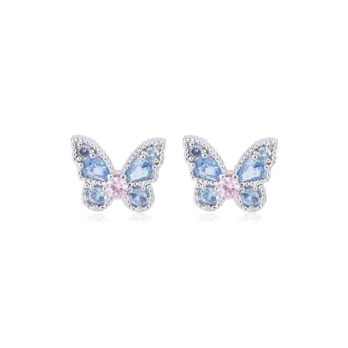 Universe Search S925 Silver Stud Earrings Women's