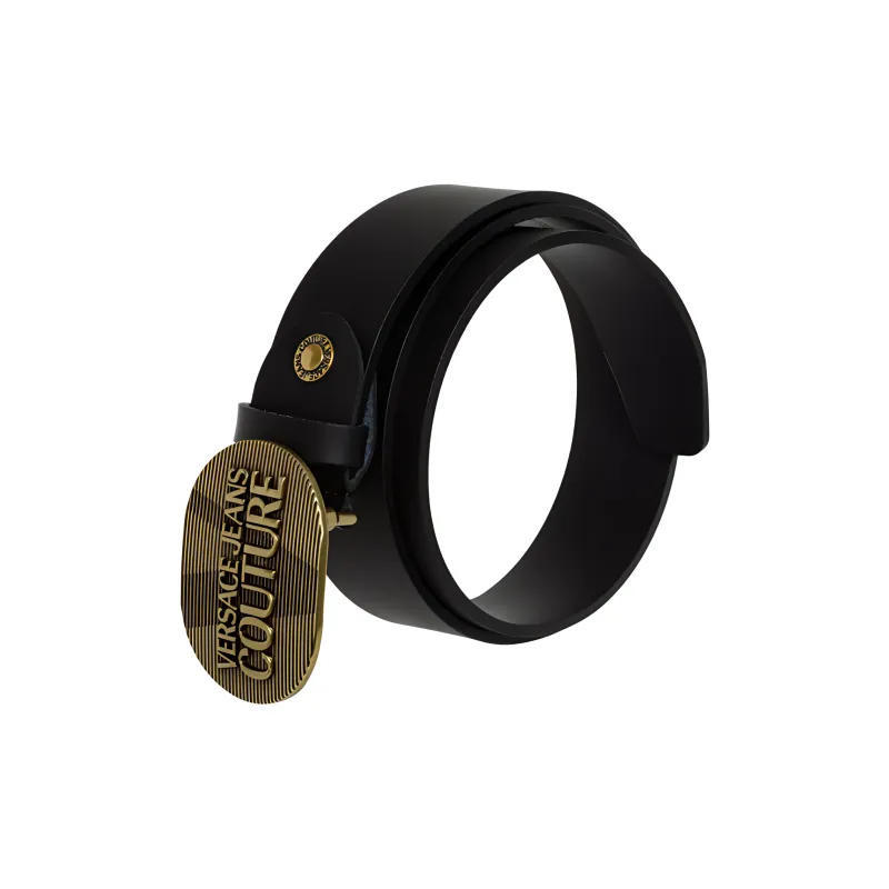 VERSACE JEANS COUTURE Casual Fashion Smooth Buckle Unisex Width 4cm-2