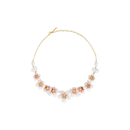 LES NEREIDES Gold Plated Necklaces Women's White