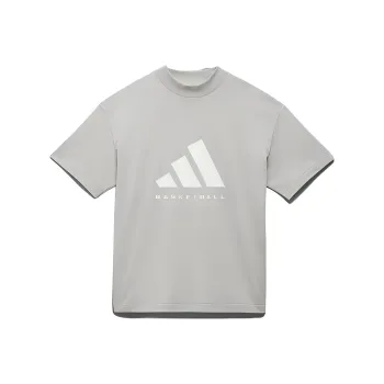 Adidas T Shirt International Version Unisex Light Gray