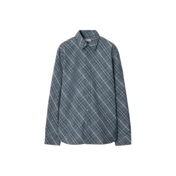 Burberry Checkered Cotton Shirt