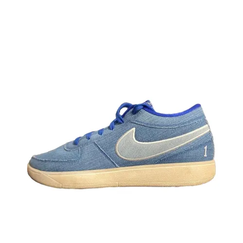 Nike Book 1 Anti Slip Wear Resistant Low Top Basketball Shoes Men's Blue