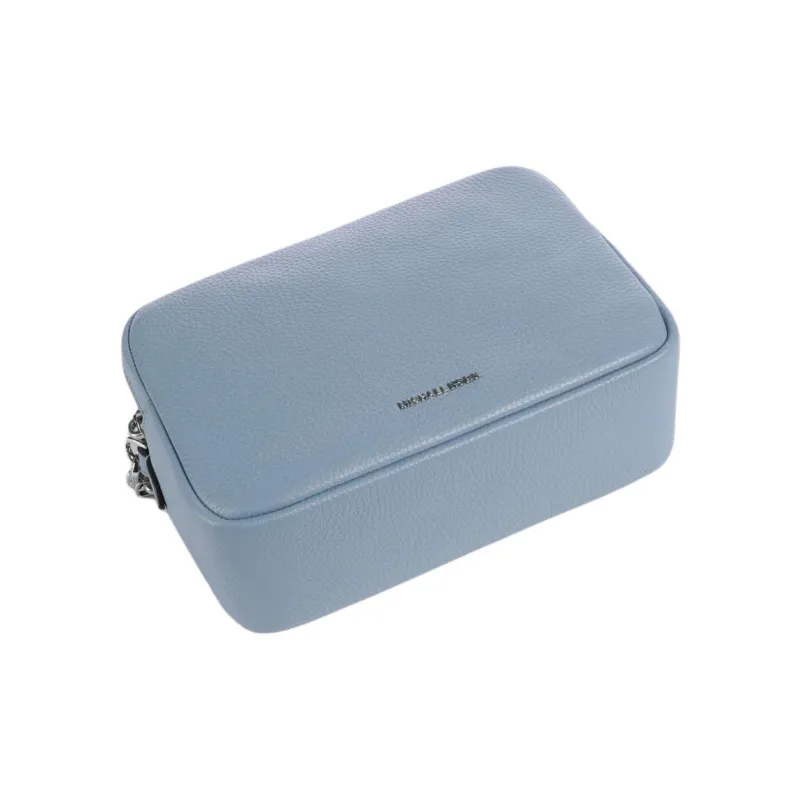 MICHAEL KORS Leather Shoulder Bag Women's Light Blue-3