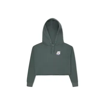 RIPNDIP So Mushroom Cropped Hoodie Sweatshirt Unisex Gray