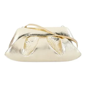 THEMOIRE Metallic Effect Clutch Bag