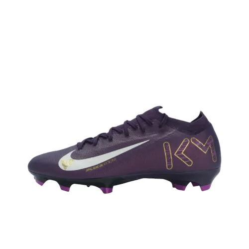 Nike Mercurial Vapor 16 Pro FG Rubber Long Studs Natural Ground Anti Slip Wear Resistant Soccer Shoes Men's Purple
