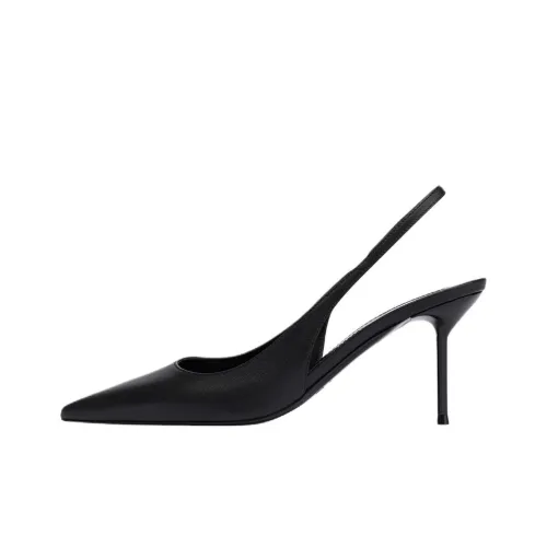 Paris Texas Lidia Slim Heel High Heels 7cm Women's Black