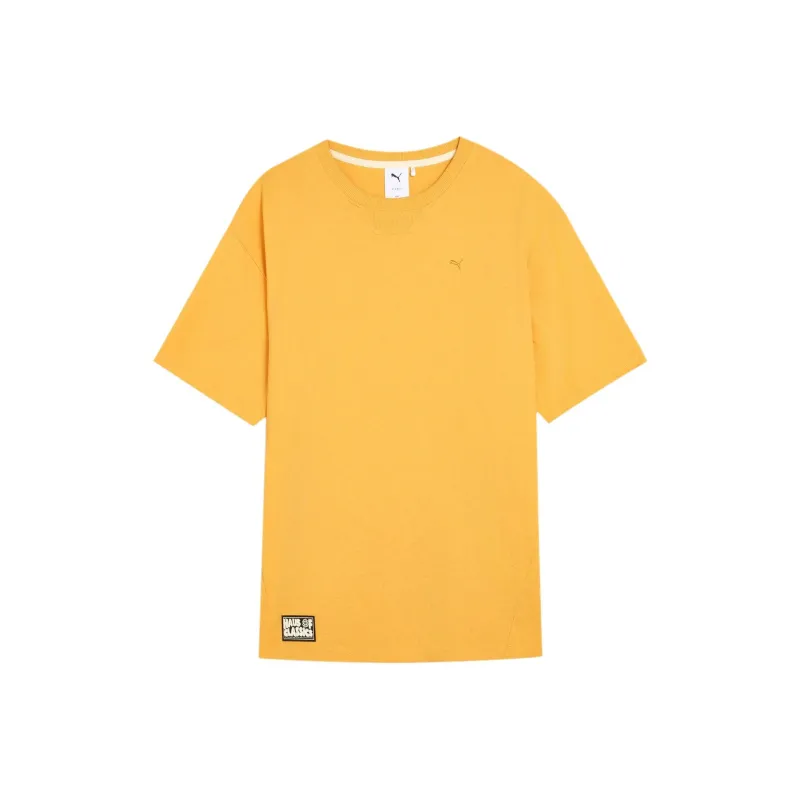 PUMA CLASSICSSelect HAUS T Shirt Unisex Mustard Color 55-0