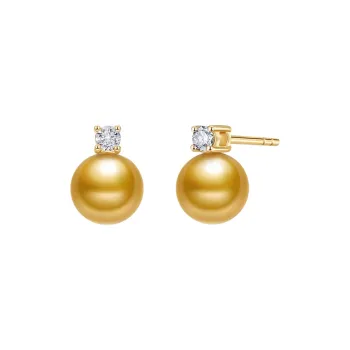 ME LUXE Pearl Stud Earrings Women's