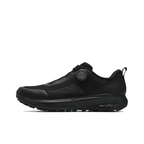FILA LYNX3+ Anti Slip Wear Resistant Low Top Outdoor Shoes Men's Black