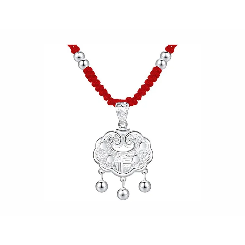 CHINA GOLD Sterling Silver Sterling Silver Necklaces Unisex-3