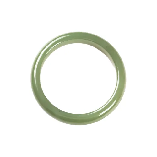 Execute The Blessing Hetian Jade Bangles Green Jade Unisex