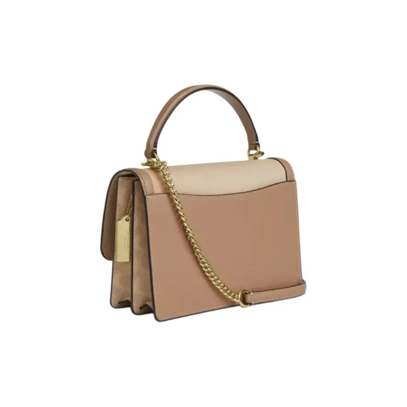 COACH Klare Canvas Bag, Shoulder Bag, Crossbody Bag, Handbag Medium Size Women's Natural Multicolor-1