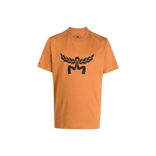 MCM Laurel Logo Printed Crewneck T Shirt